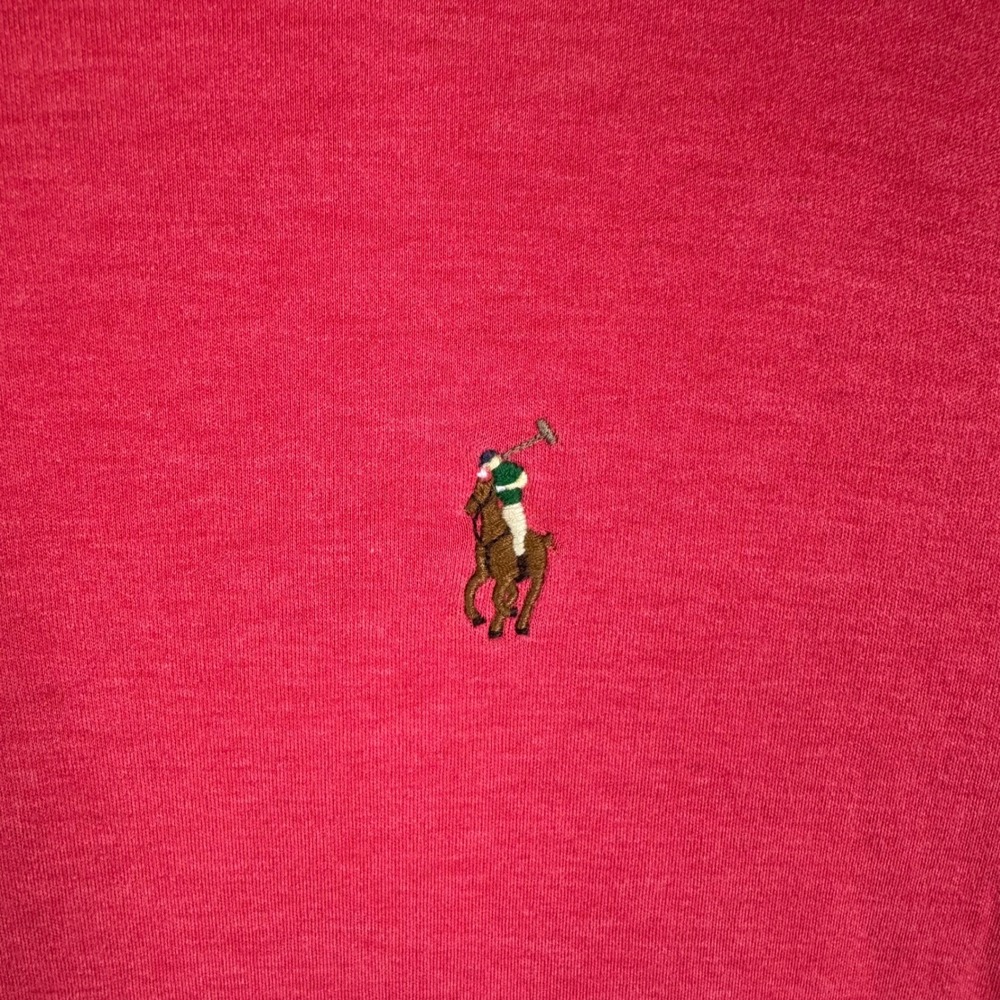 Polo Ralph Lauren Polo Mens XXL Pink Classic Fit Short Sleeve Jersey Shirt - Picture 9 of 11